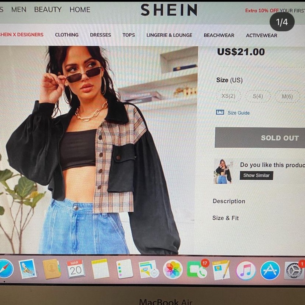 Cropped jacket